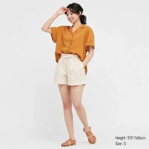 Uniqlo Cotton Linen Shorts XS